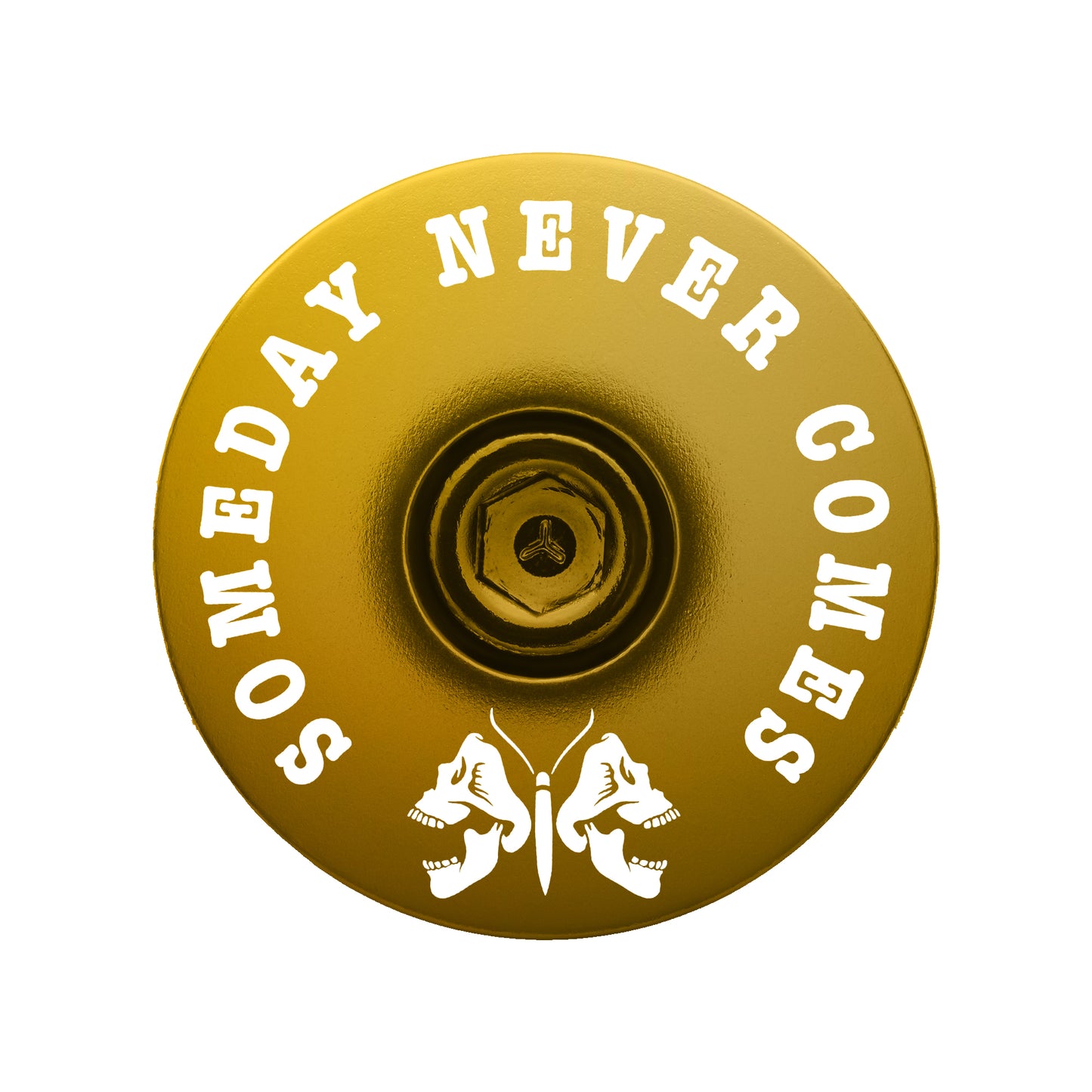 Someday Never Comes Custom Bicycle Headset Cap - Dispatch Bike