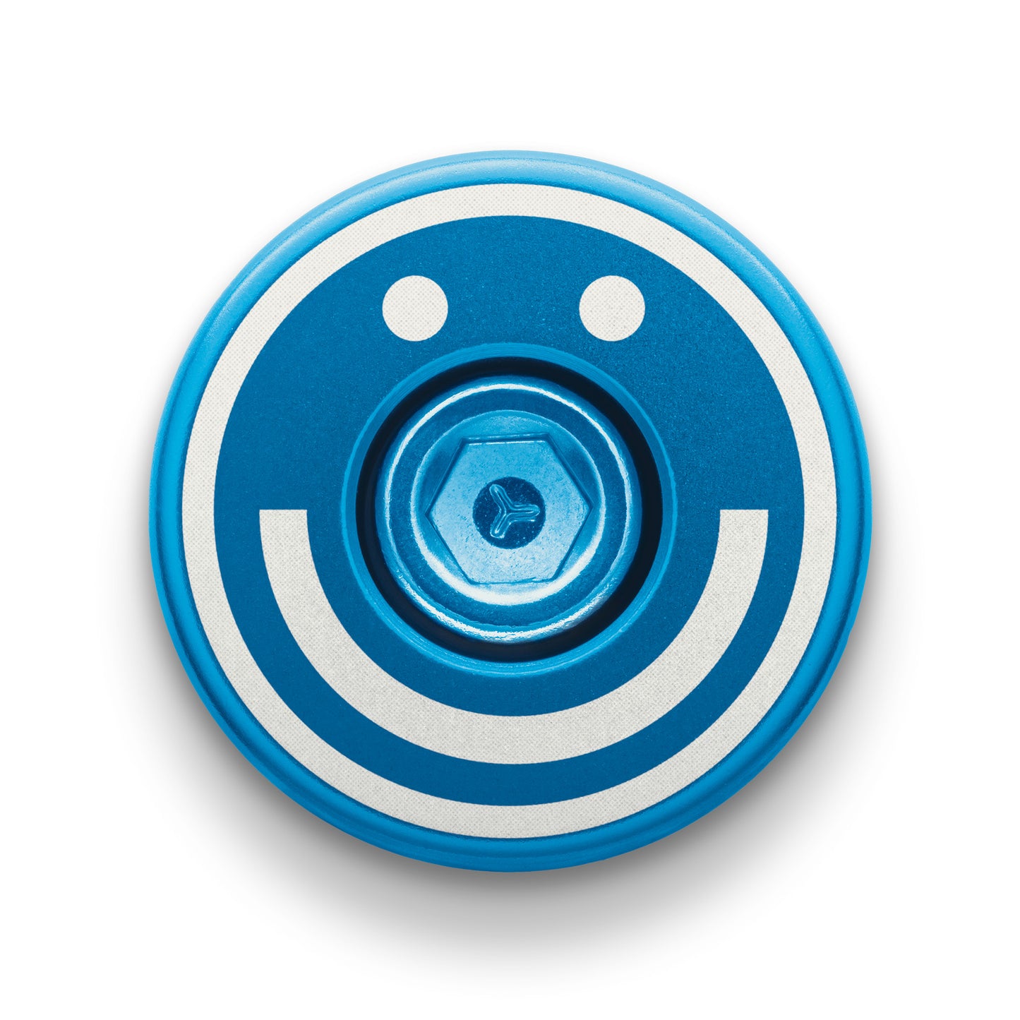 Light blue road bicycle bar end plugs for improved grip