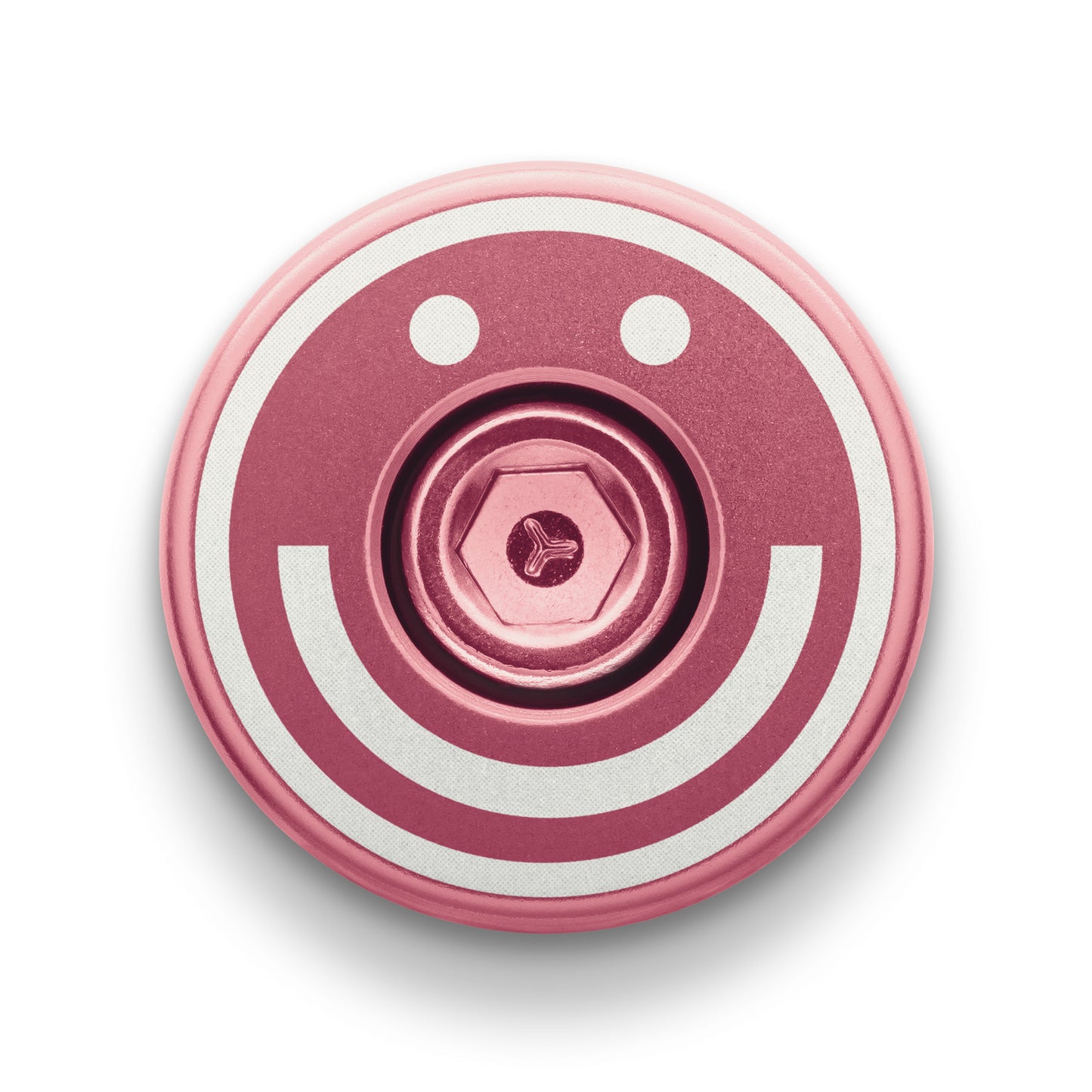 Pink bar end plugs road bike accessory