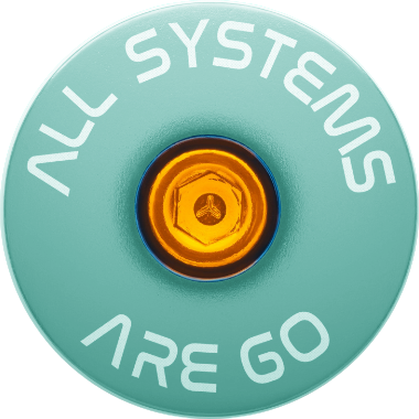 All Systems Are Go Bike Headset Cap