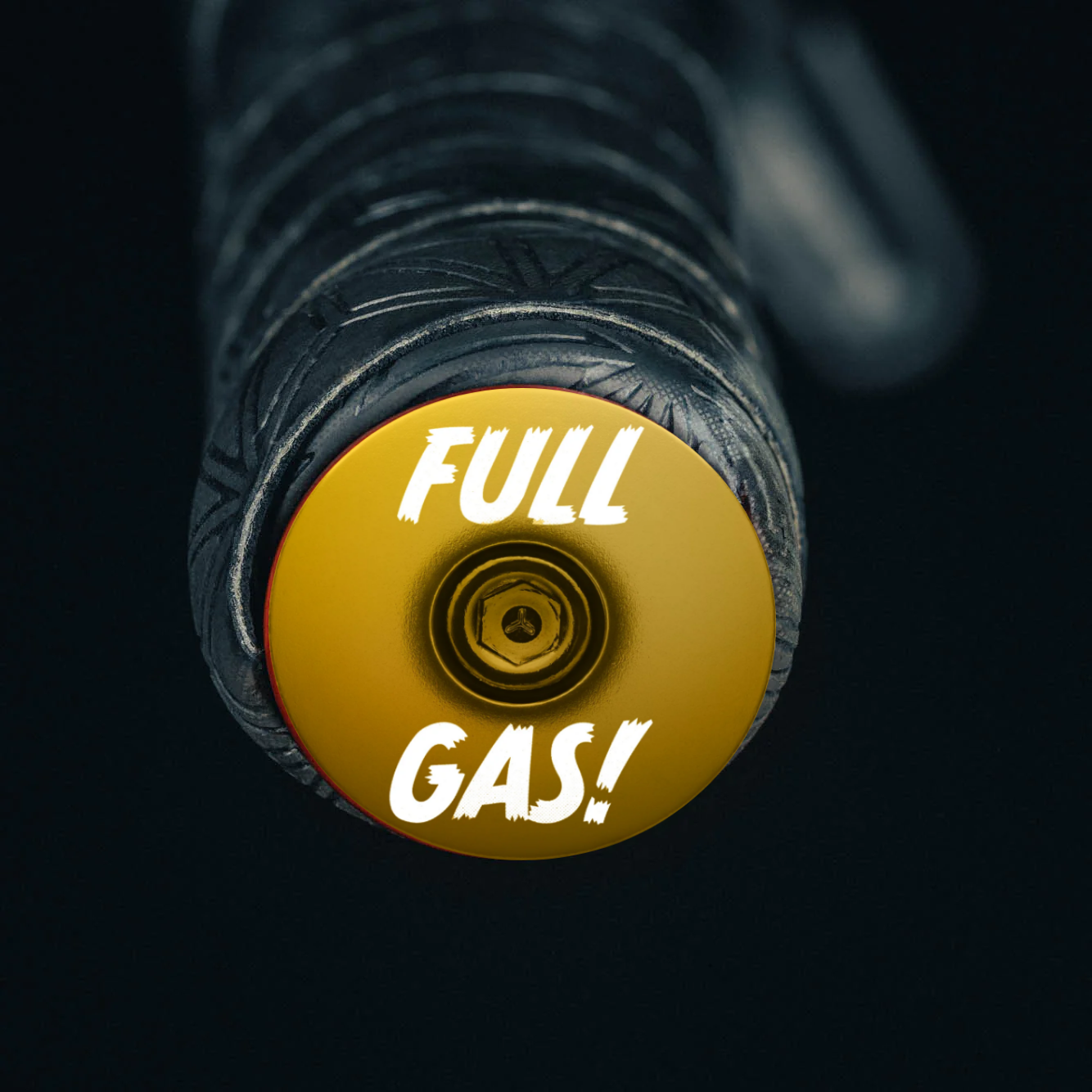 Full Gas! Custom - Bicycle Handle Bar End Plugs for personalized cycling style