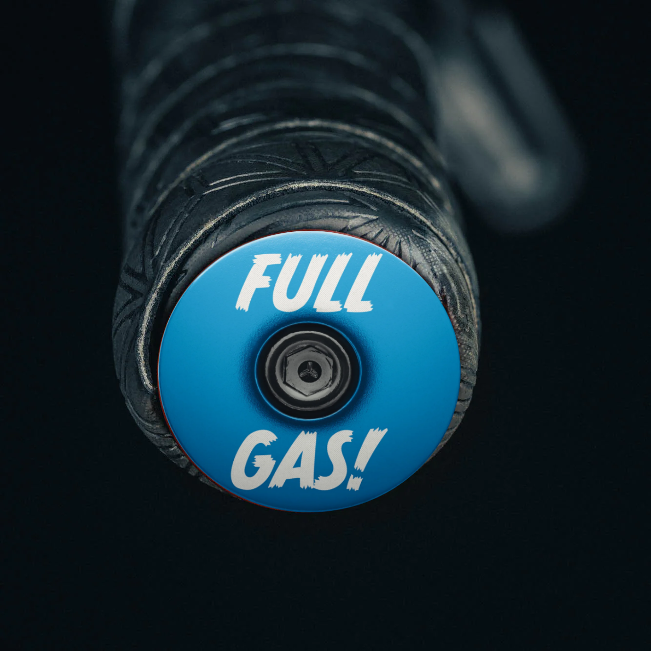 Full Gas! Custom - Bicycle Handle Bar End Plugs for road bicycle handlebars.