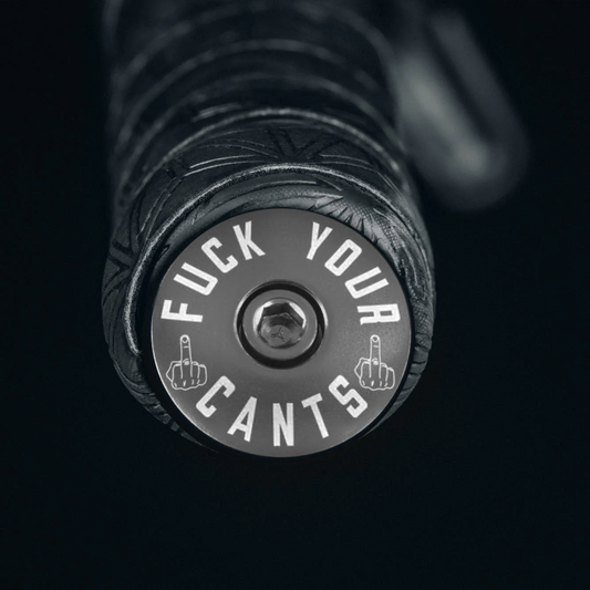 Black bicycle bar end plugs for road or mountain bikes durable and easy to install