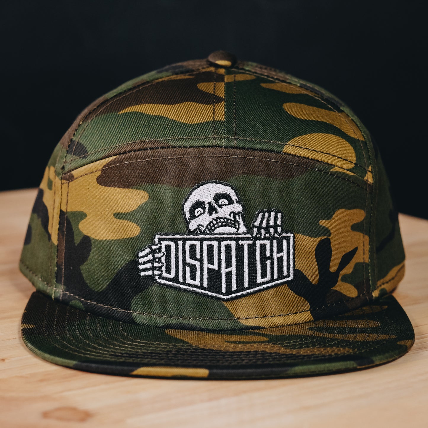 Skalli Dispatch Logo Camo Best 5 Panel Hat - Dispatch Bike