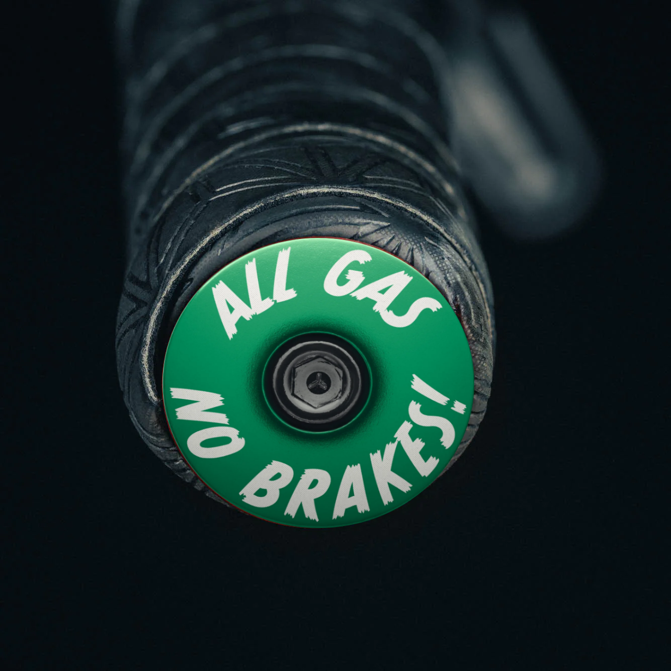 Dark green mtb bar end plugs crafted for performance and fit