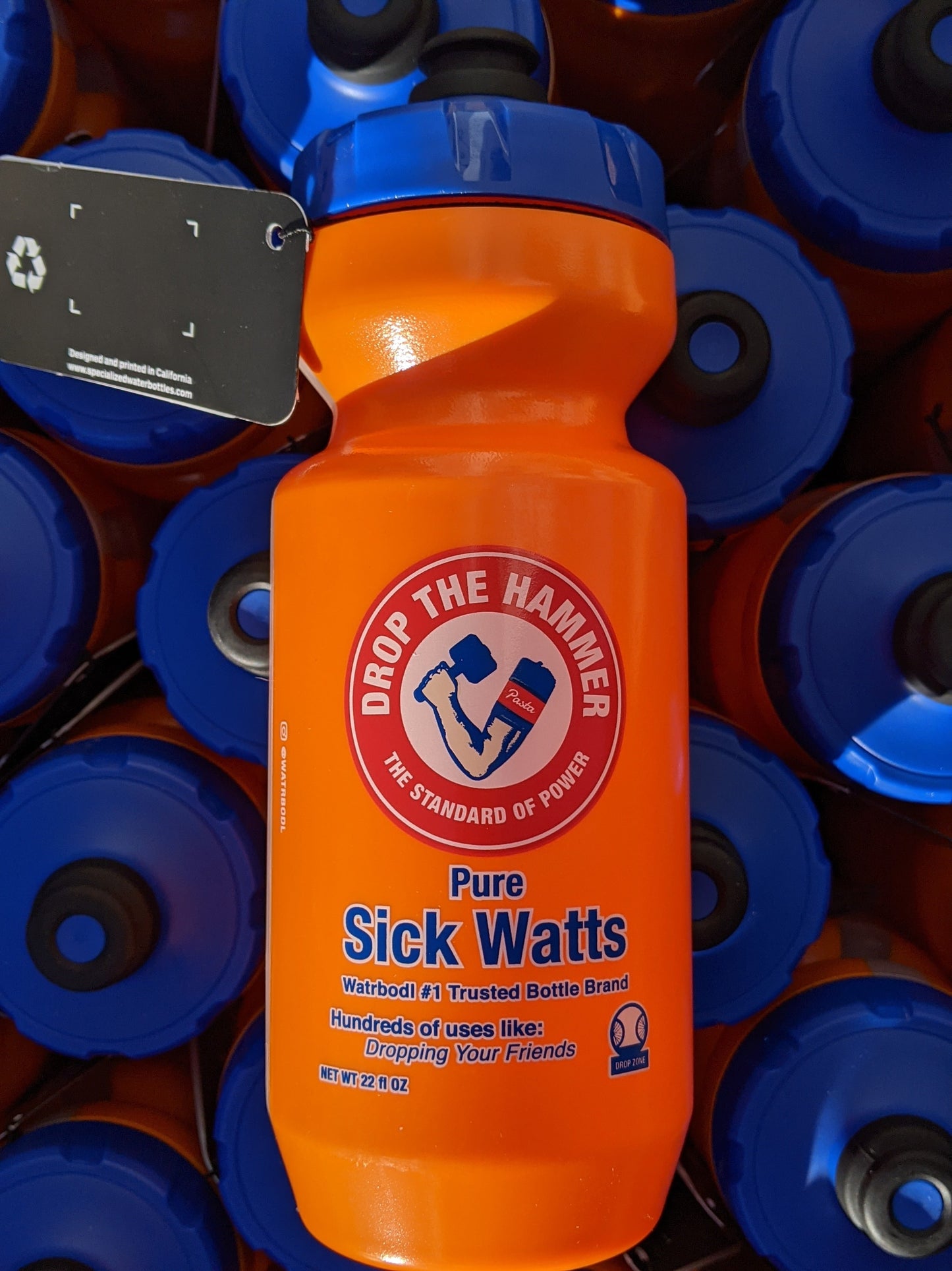 Drop The Hammer - Dispatch Bike Cycling Water Bottle