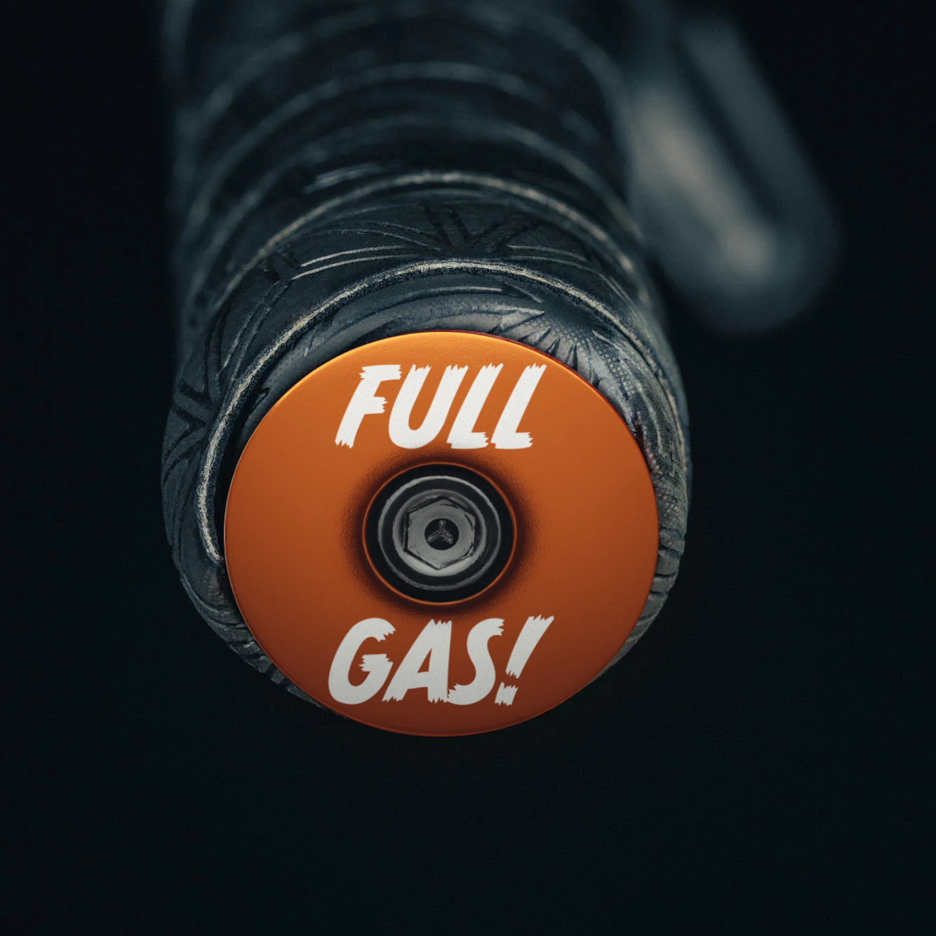 Full Gas! Custom - Brown bar end plugs road bike accessory