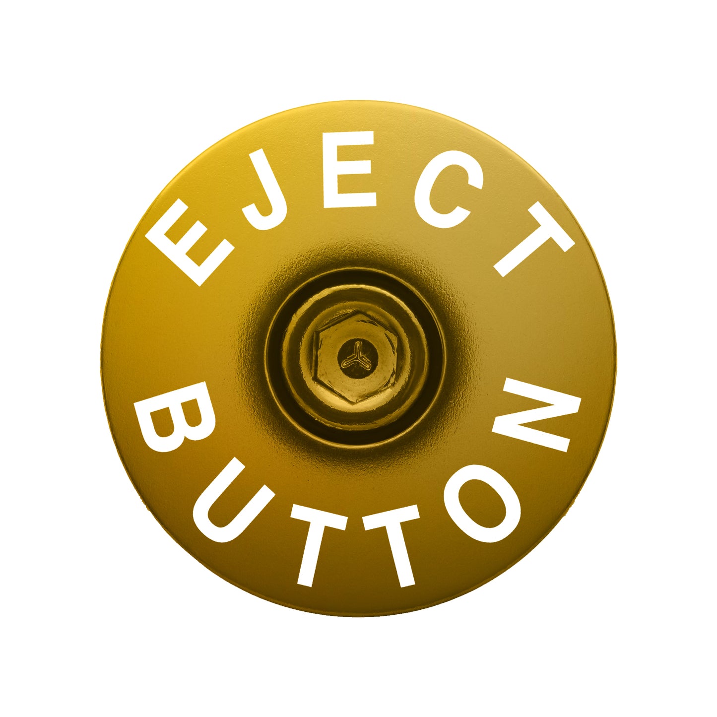 Gold bike headset cap, made of 6061 aluminum, adds a sleek touch to your custom bicycle accessories.