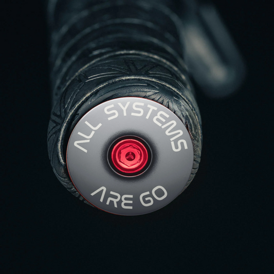 Gray road bicycle bar end plugs built for durability and a perfect fit.