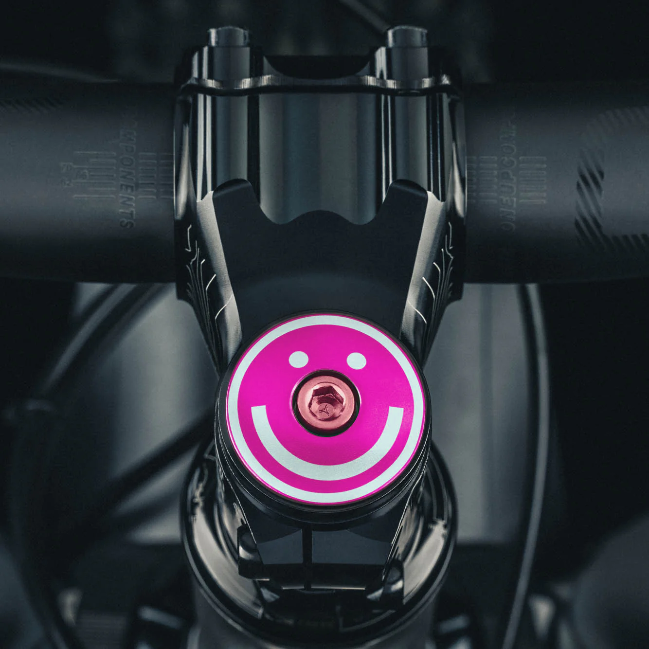 More Miles. All Smiles Bicycle Headset Cap - Dispatch Bike
