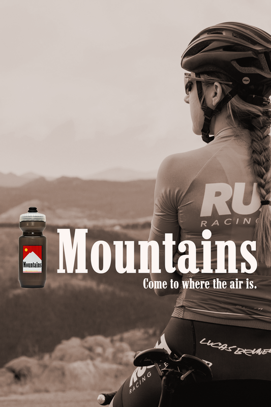 Mountains Watrbodl Water Bottle for Bicycle Riders - Dispatch Bike
