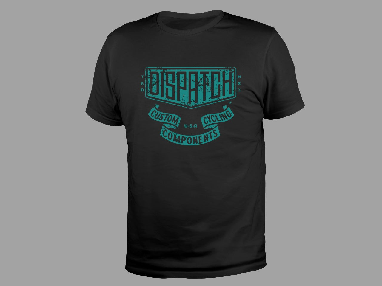 OG Distressed Custom Dispatch T-Shirt for Bicycle Lover.