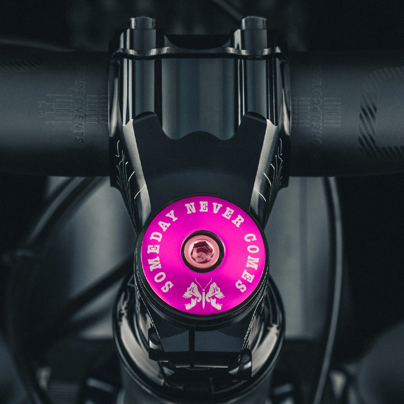 Someday Never Comes Custom Bicycle Headset Cap - Dispatch Bike