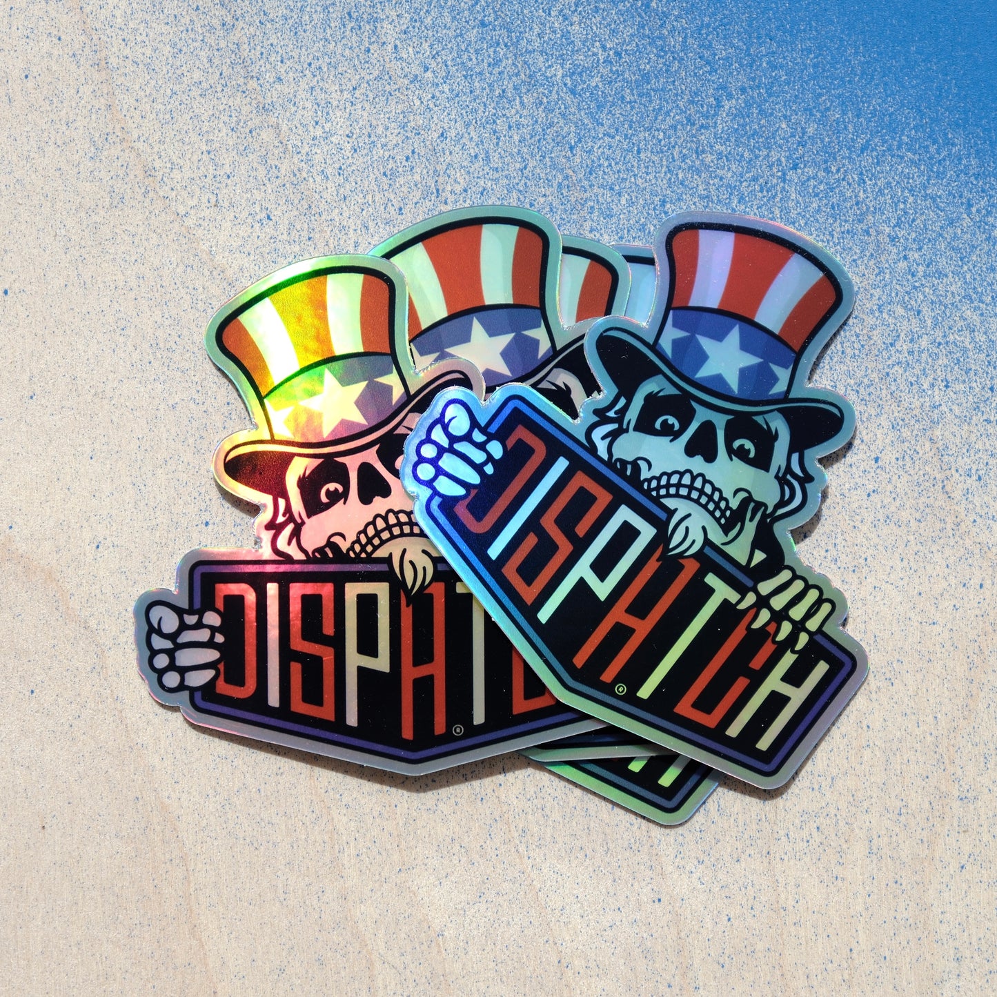 Uncle Slam Limited Edition Uncle Slam Custom Holographic Sticker - Dispatch Bike