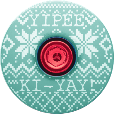 Yippee Ki Yay Custom Bicycle Headset Cap
