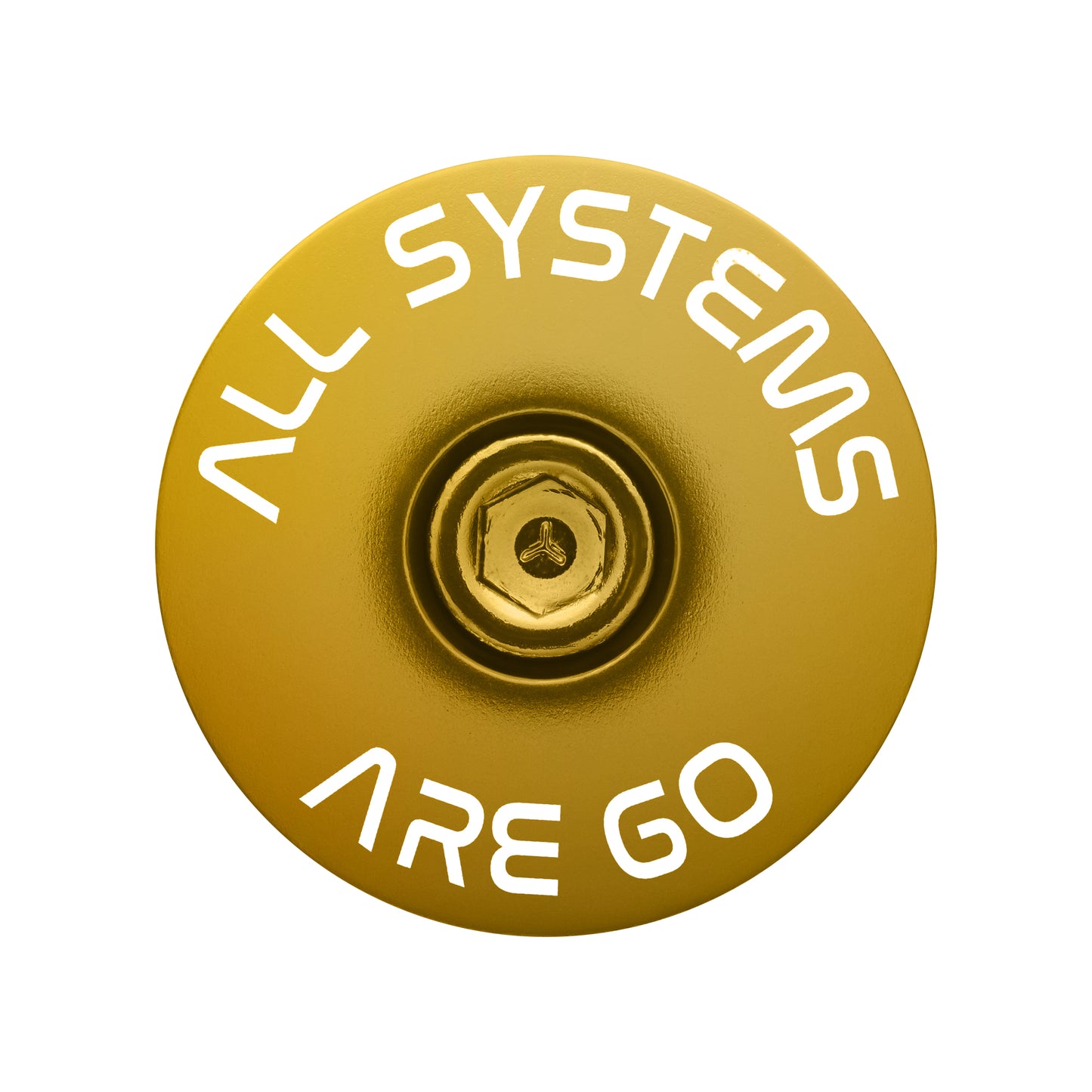 All Systems Are Go Bicycle Headset Cap - Dispatch Bike