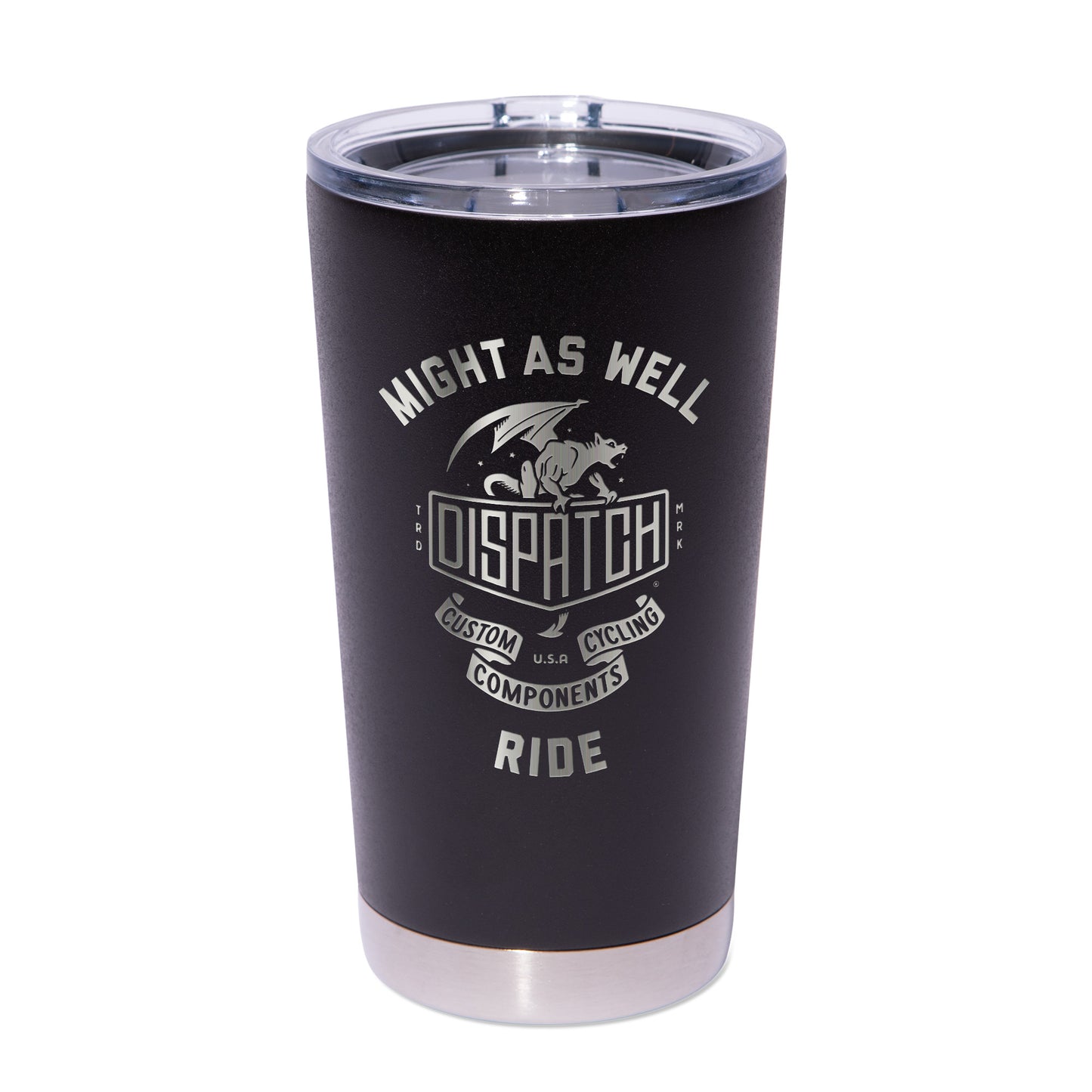 Might As Well Ride Engraved Mug - Dispatch Bike