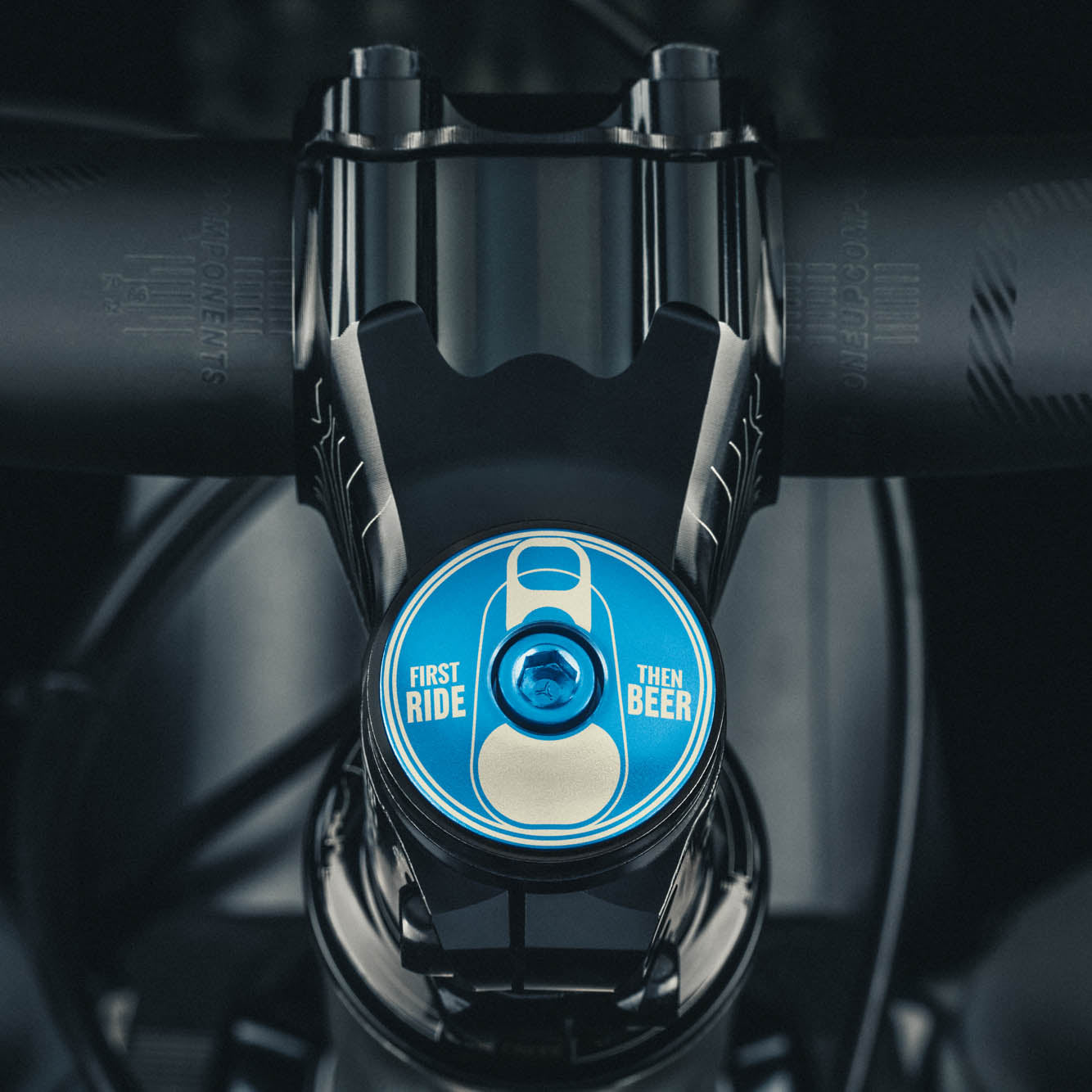 First Ride Then Beer Bicycle Headset Cap - Dispatch Bike