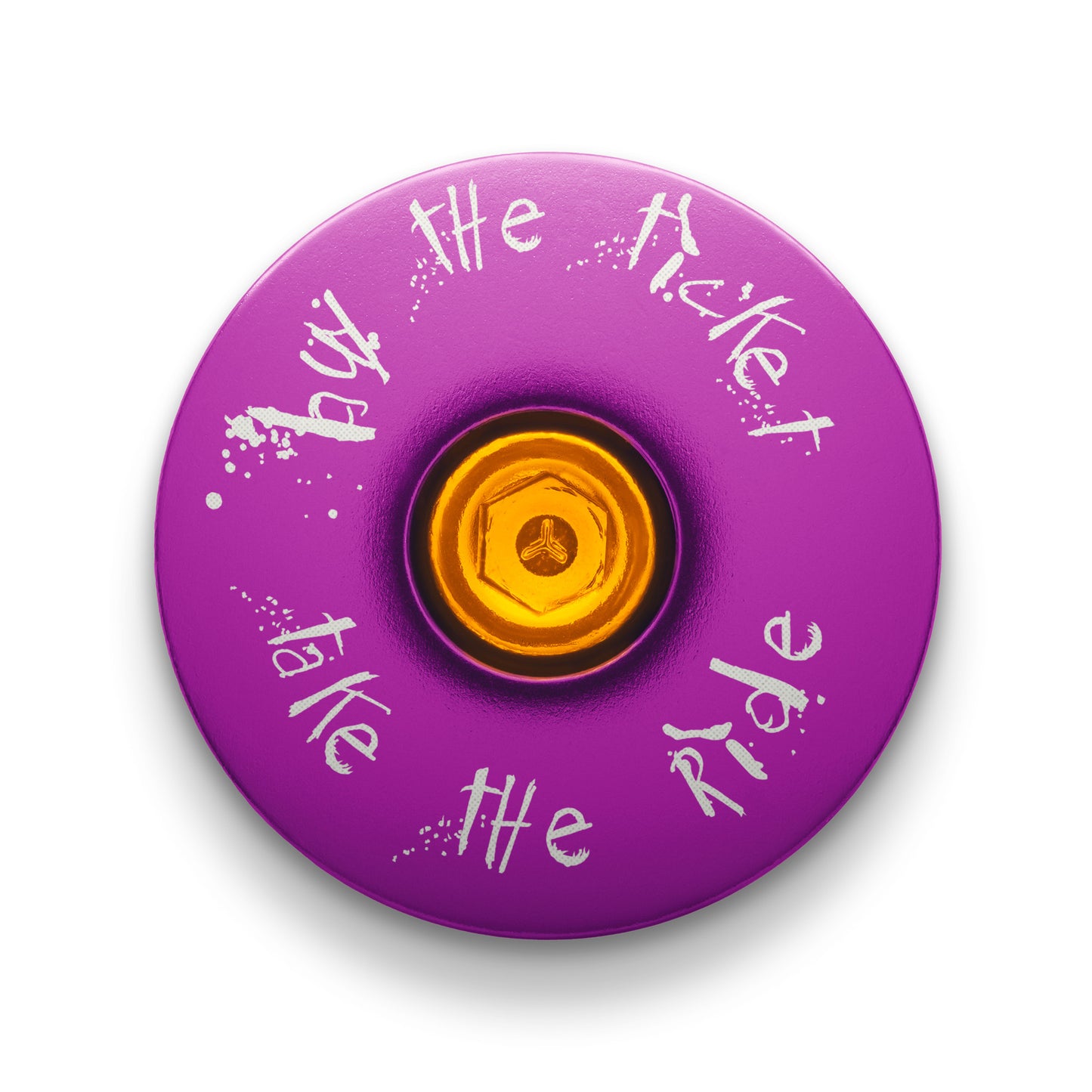 Purple headset cap with sharp laser engraving for personalized style.