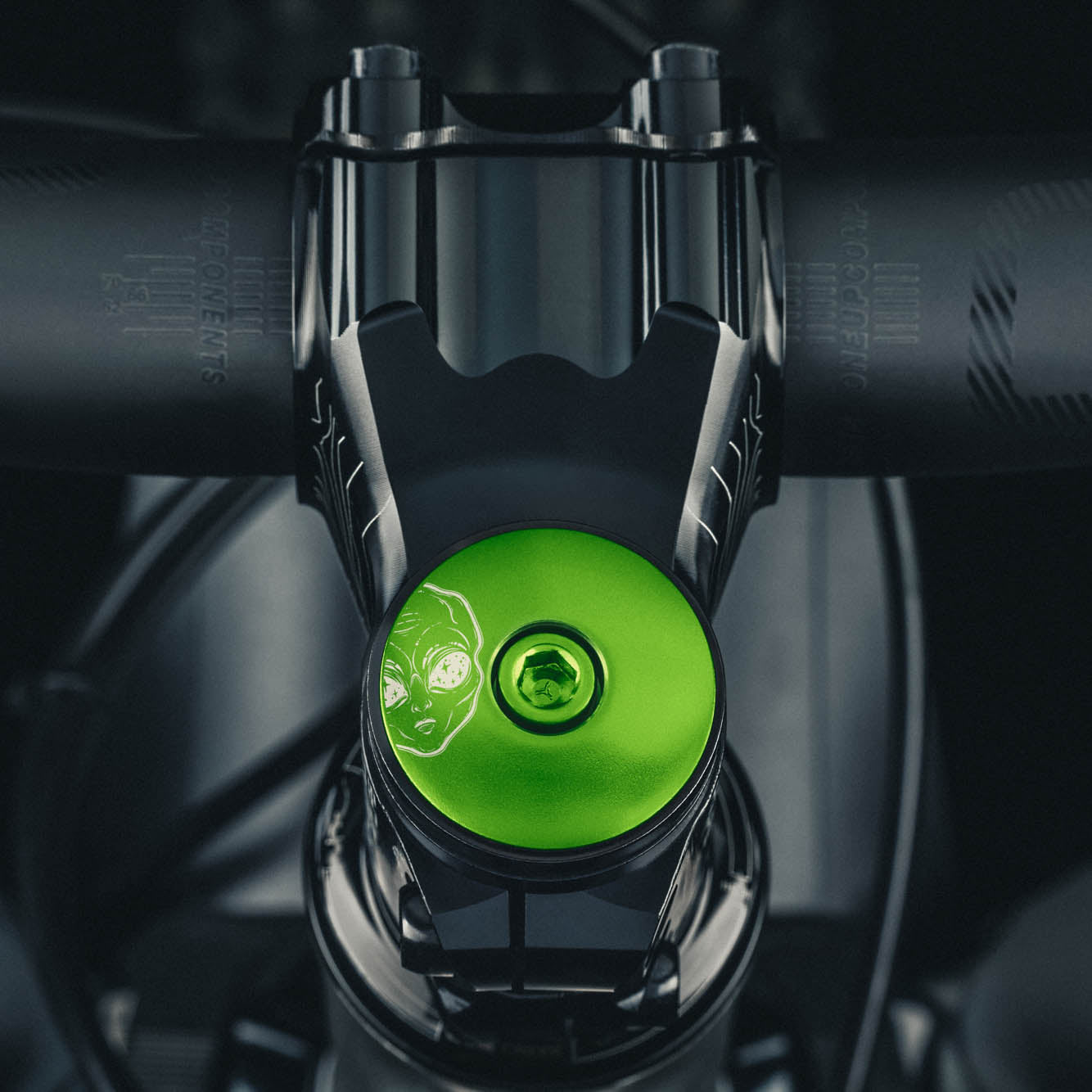 Raid on Area 51 Bicycle Headset Cap - Dispatch Bike