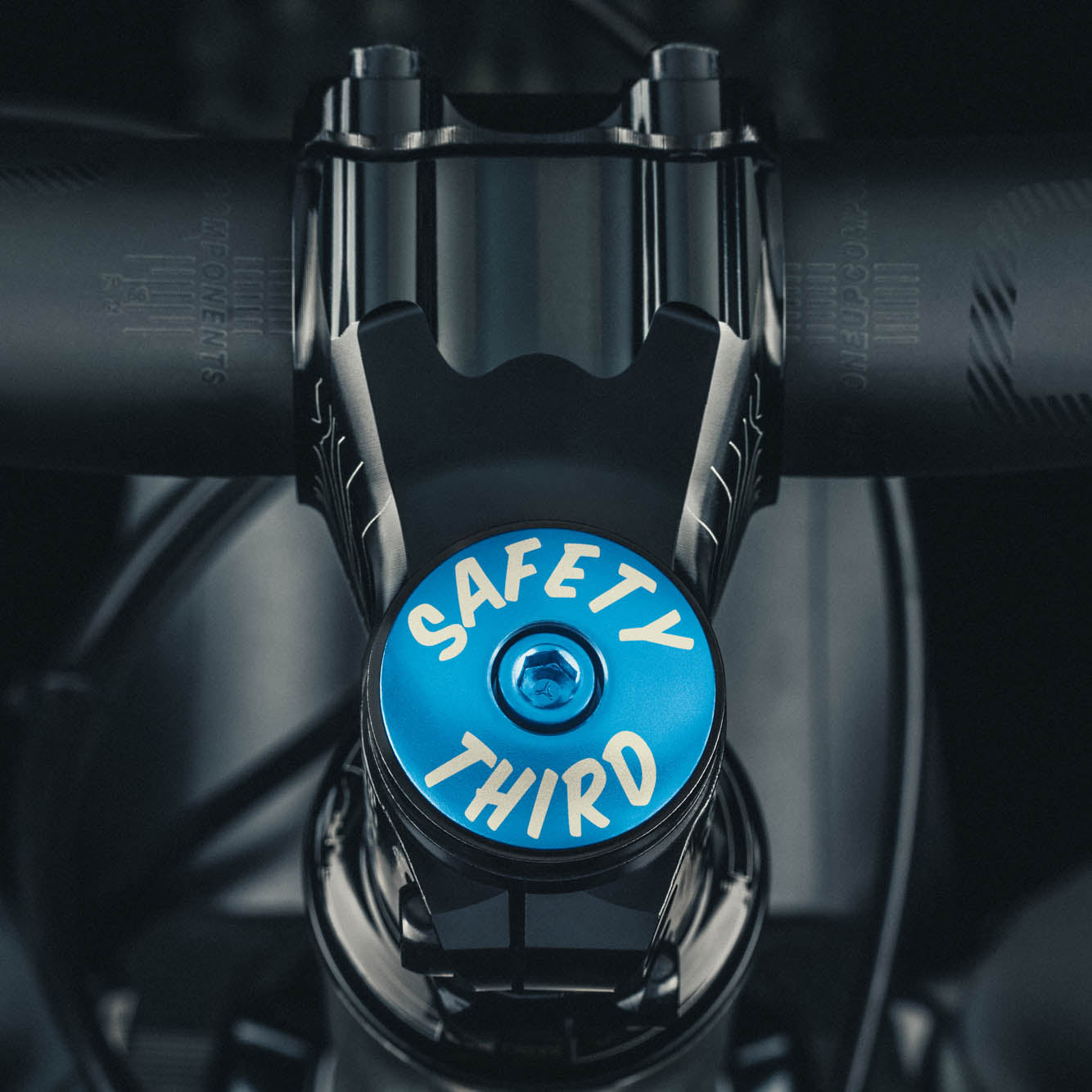 Safety Third Bicycle Headset Cap for a unique touch on your bike with a perfect 1 1/8" fit.