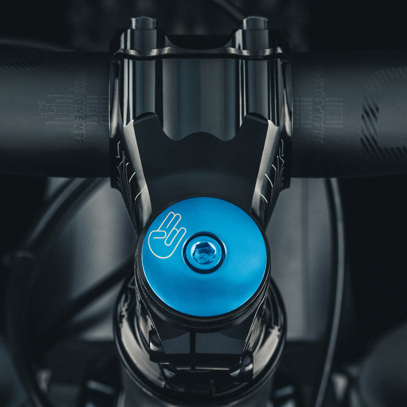 Shocking Signals Shocker Bicycle Headset Cap is made of durable aluminum and is designed to ensure safe riding with a custom touch.