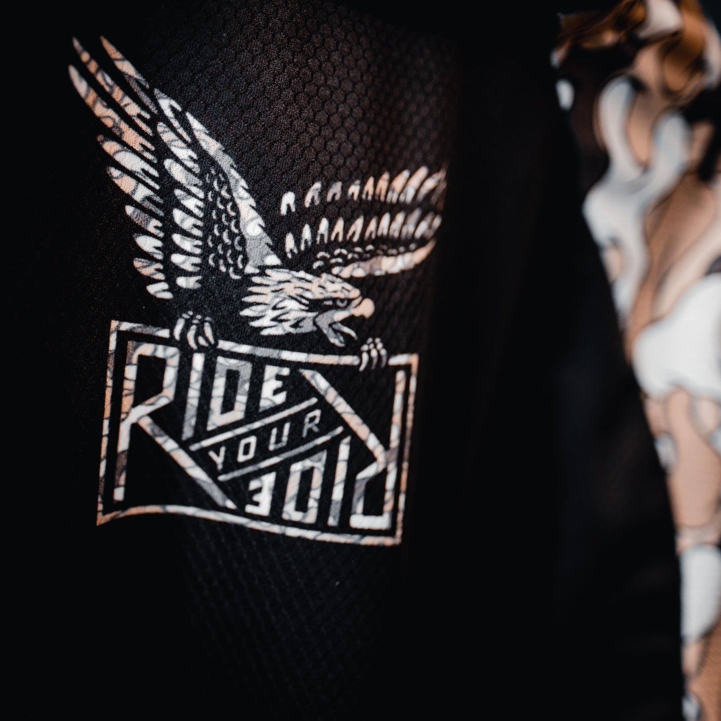 Dispatch - Ride Your Ride Sand Seuss Camo 3/4 Sleeve Mountain Bike Jersey - Dispatch Bike