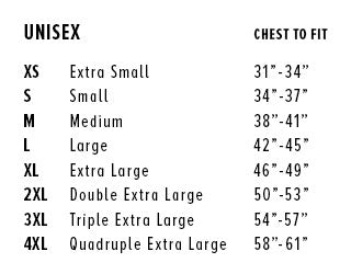 Dispatch Camo Logo T-Shirt size chart - Dispatch Bike
