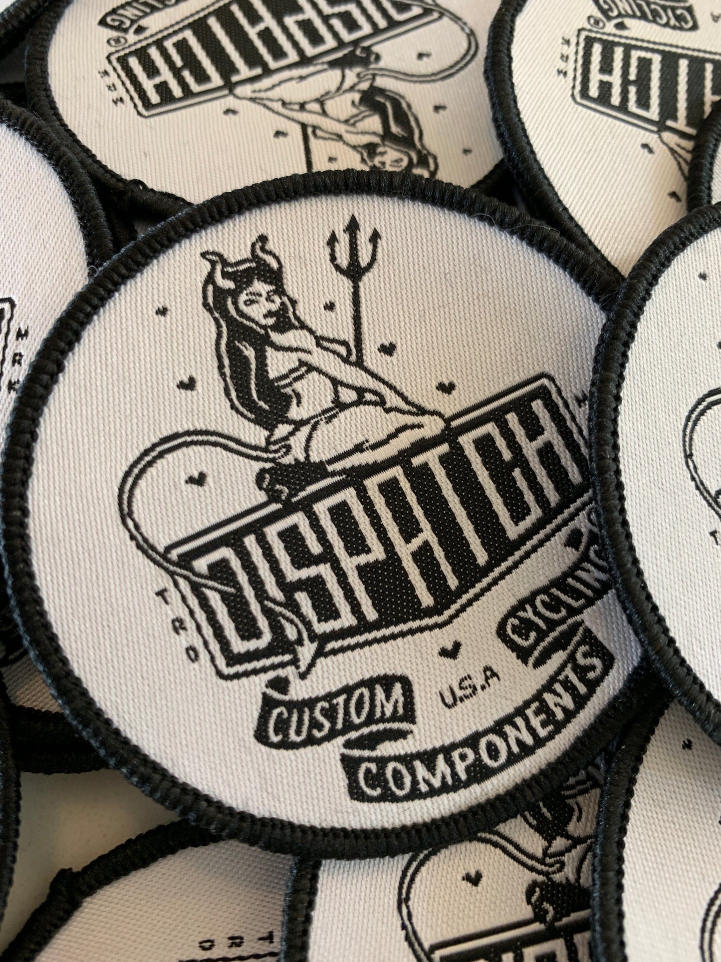 Dispatch Custom Succubus Fabric Patch for Cyclists