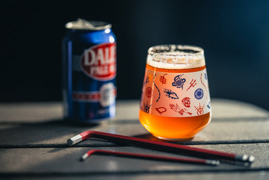 Dispatch Unique Beer Glass Wrap Tumbler for Cyclists - Dispatch Bike
