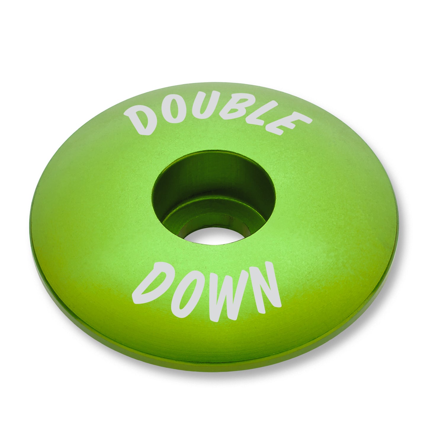 Dark green headset cap for enhancing your bike's stem cap setup.