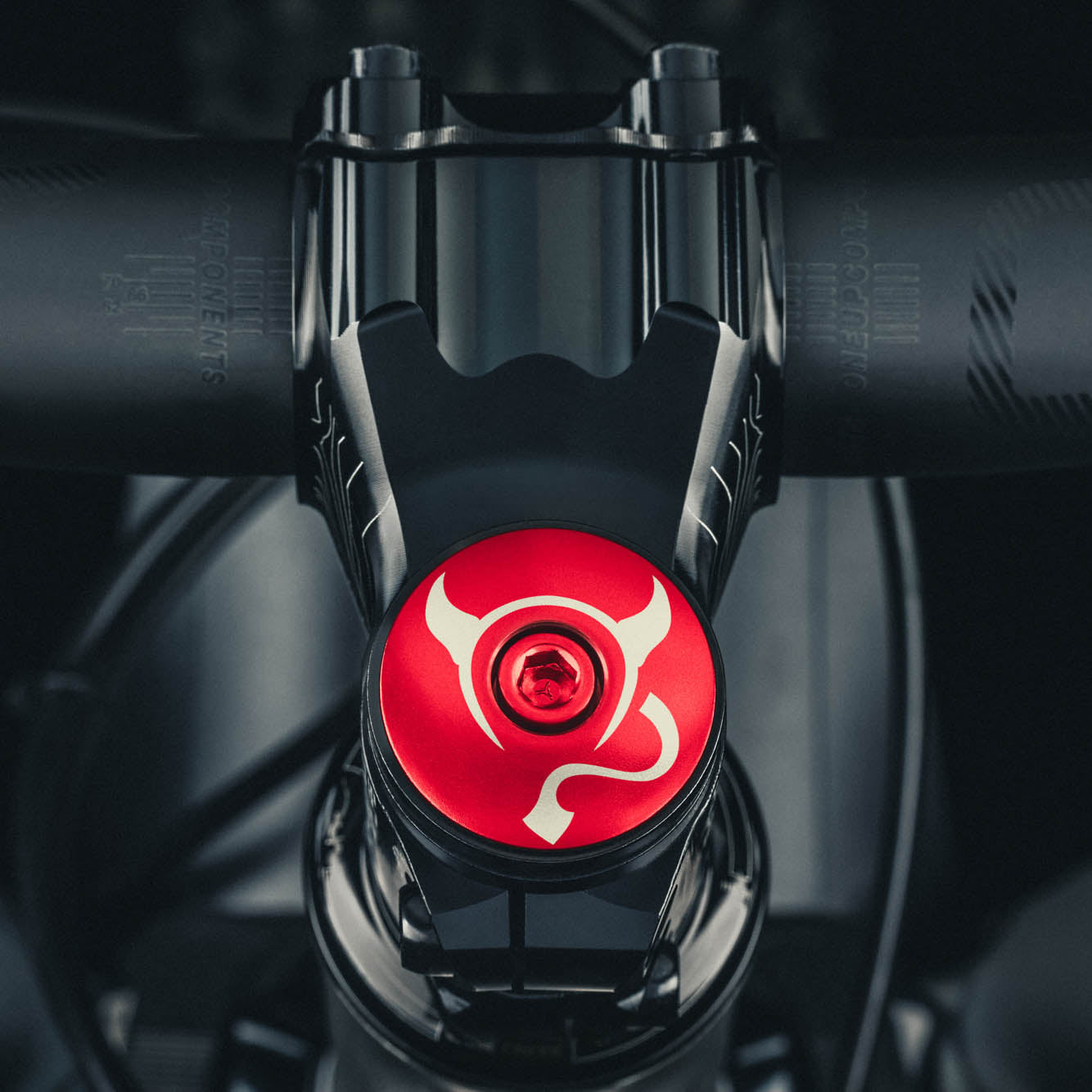 El Diablito Devil's Horns Custom Bicycle Headset Cap - Dispatch Bike