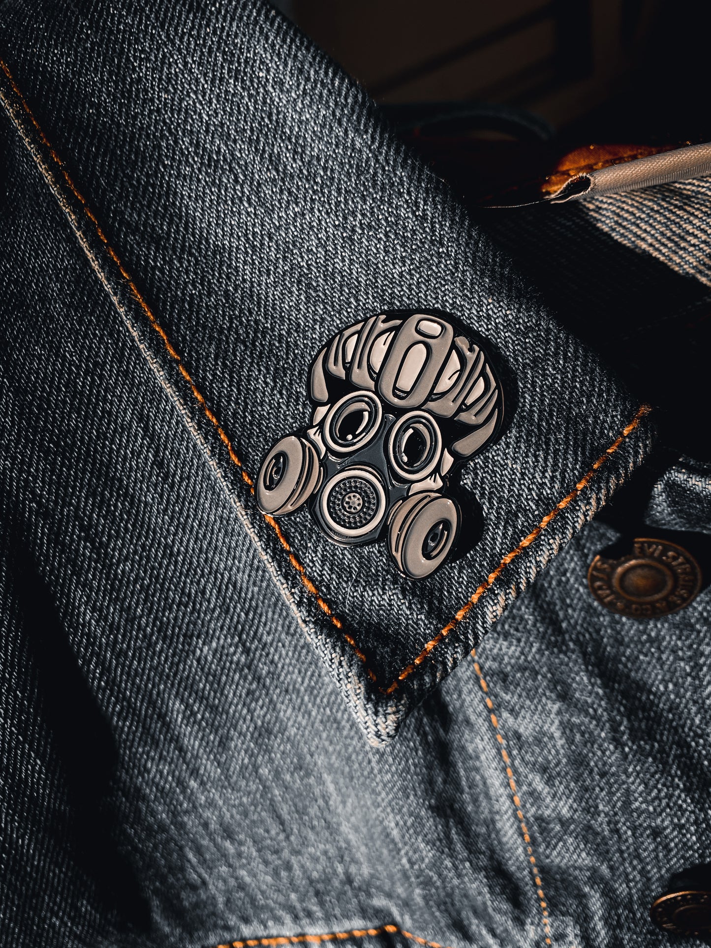 Fresh Air Cyclist Enamel Pin - Bike Enamel Pin