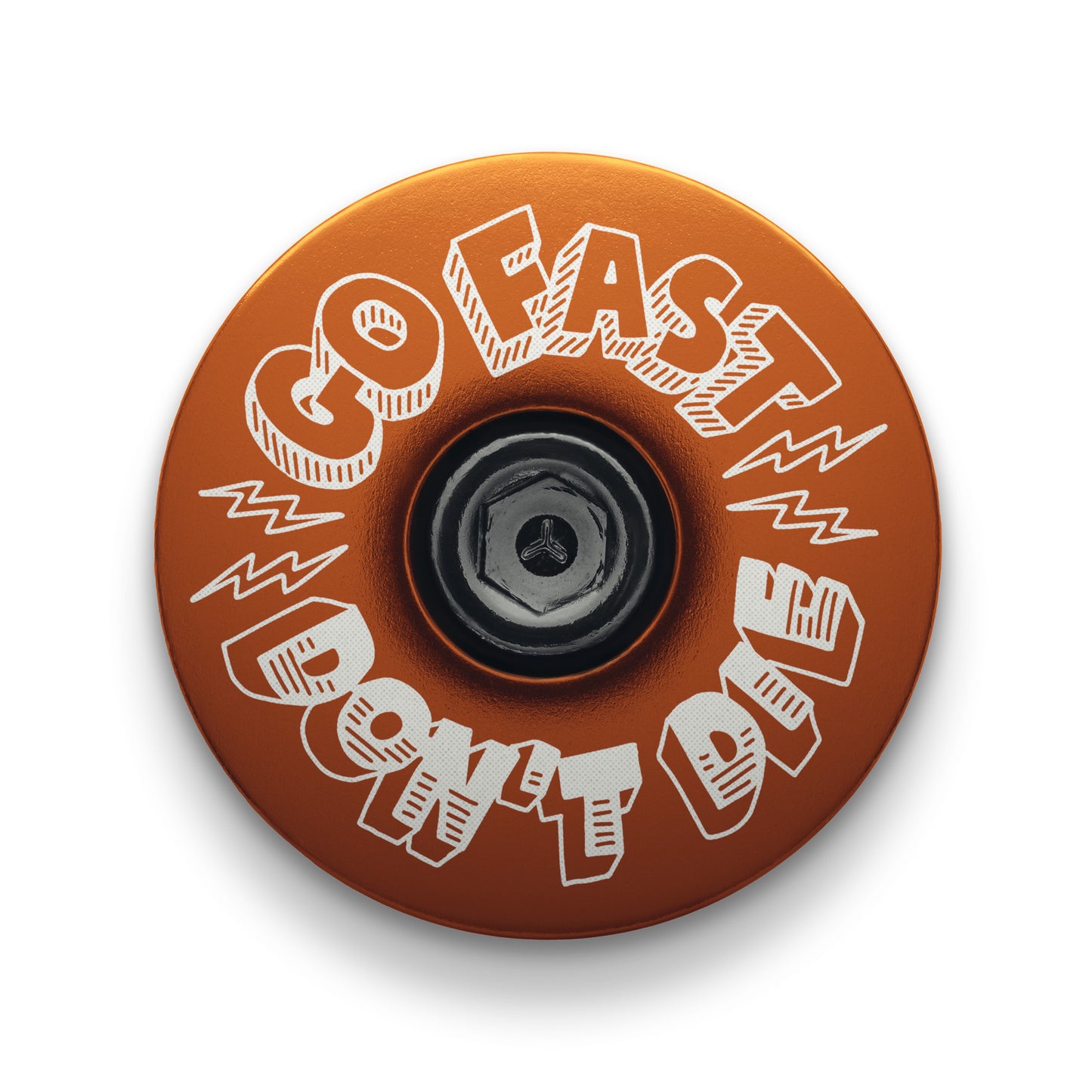The brown bicycle headset top cover is perfect for personalizing your bike’s steerer tube.