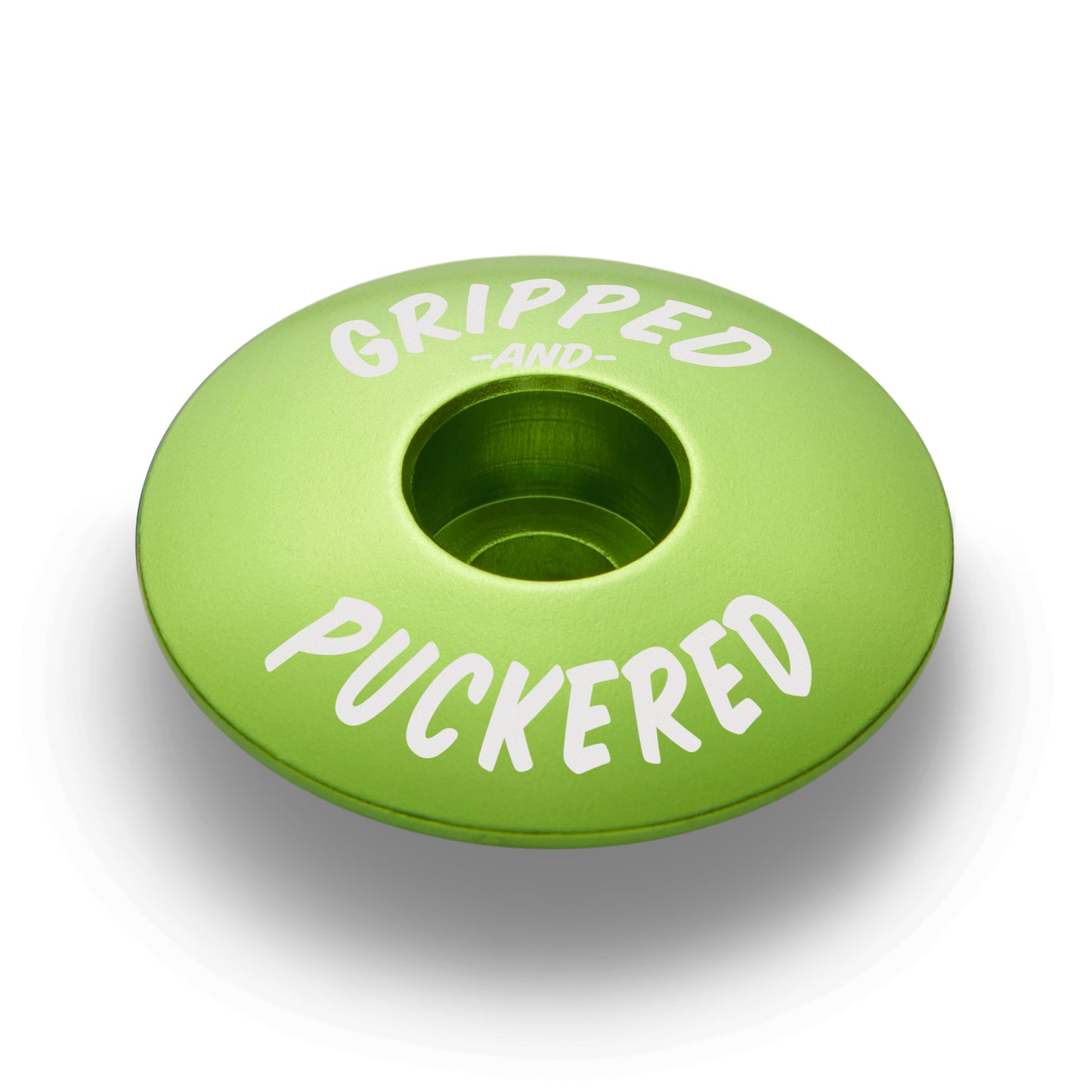 Lime green bike top cap to add a unique flair to your bike.