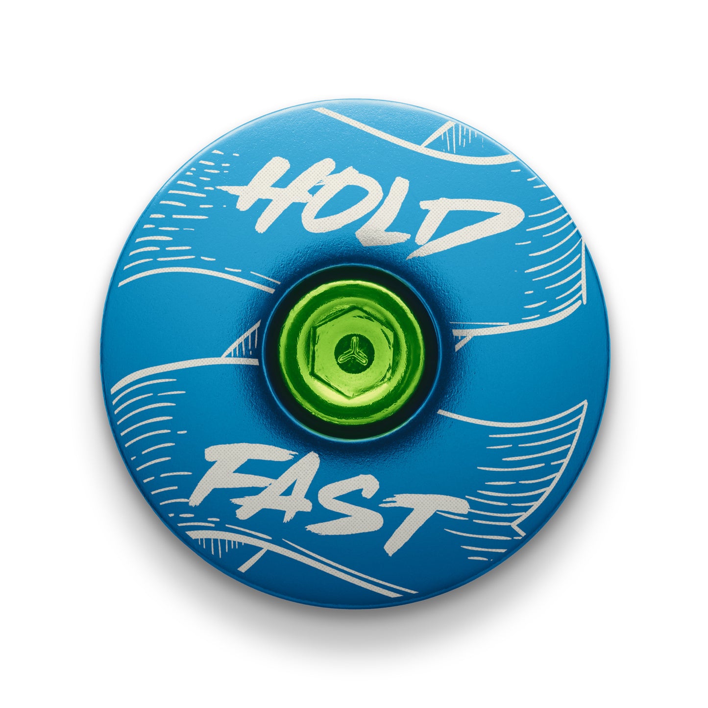 Blue bike top cap for cycling provides a personalized touch for your bike.
