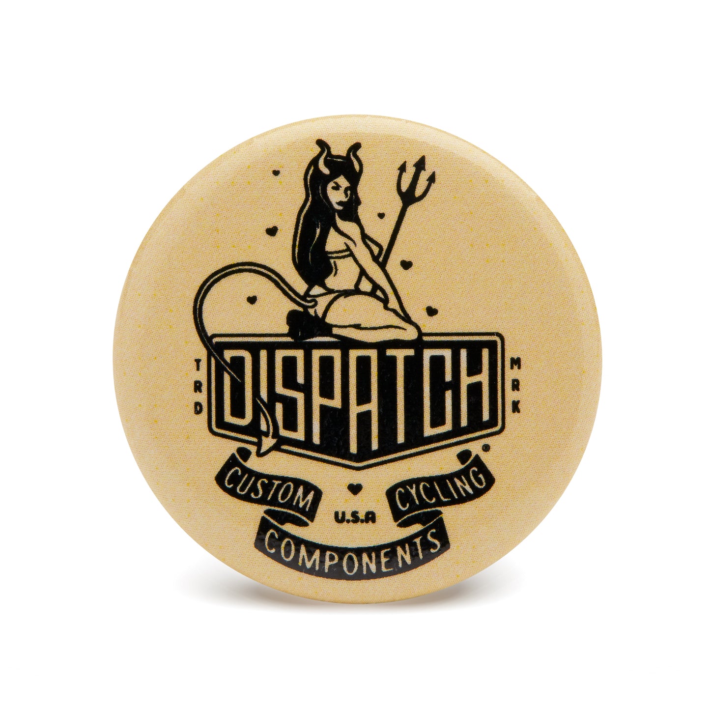 Dispatch Custom Cycling Components Logo Pins - Dispatch Bike 1.25" inches No Background Pins