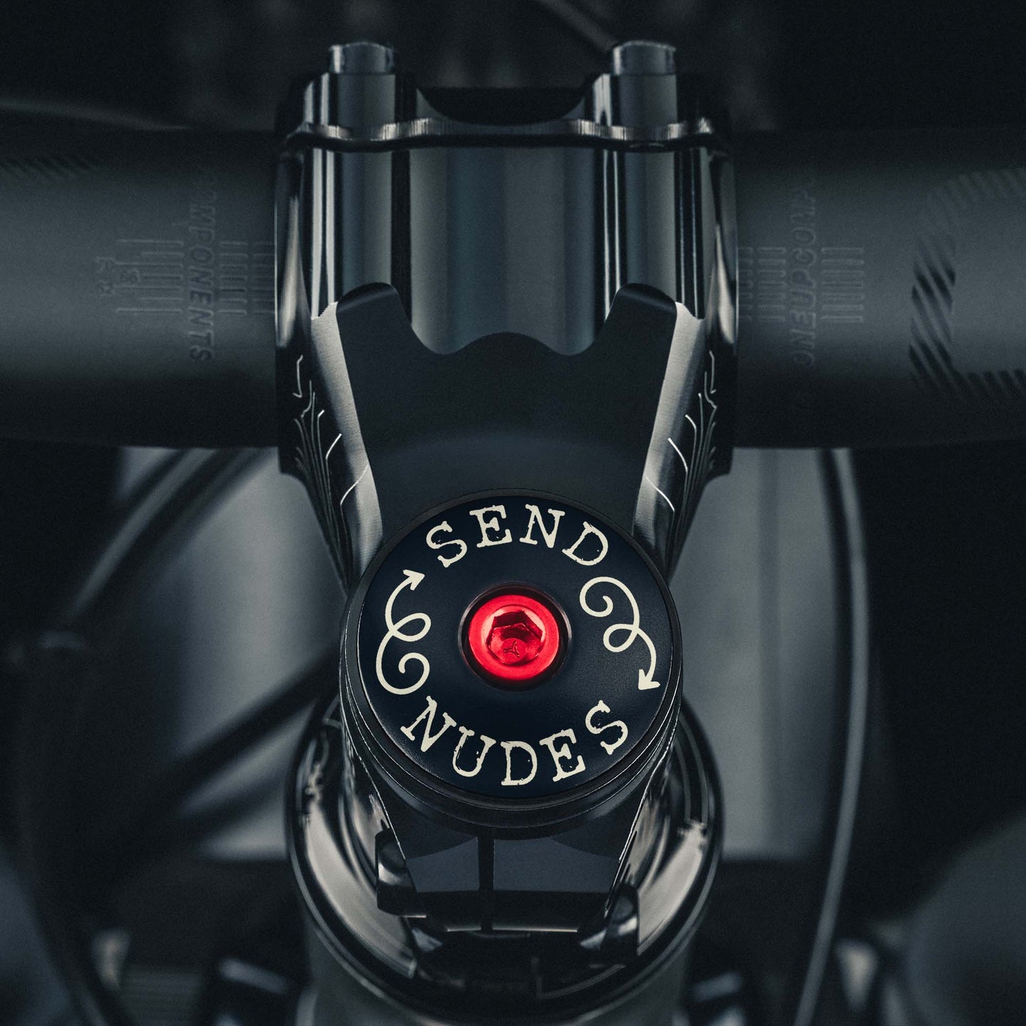 Send Nudes Bicycle Headset Cap for custom bike setups and mountain bikes