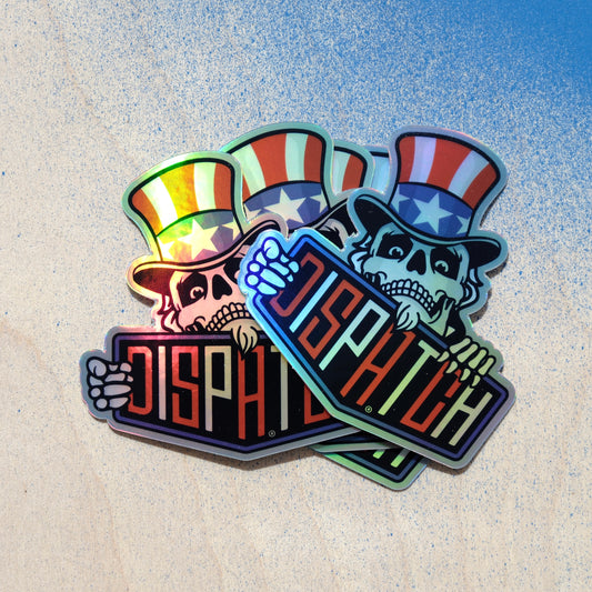 Uncle Slam Limited Edition Uncle Slam Custom Holographic Sticker - Dispatch Bike