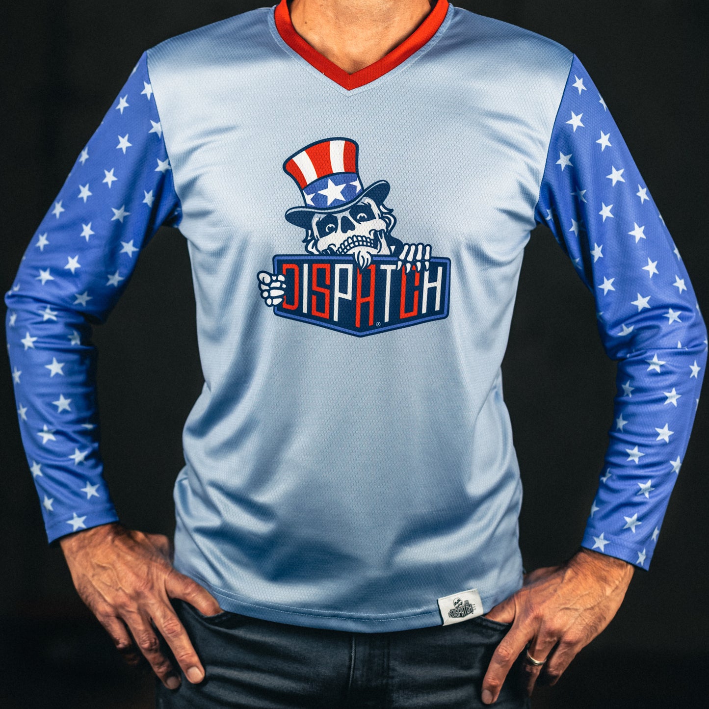 Uncle Slam's America Best Mountain Bike Jersey for men's and women's.