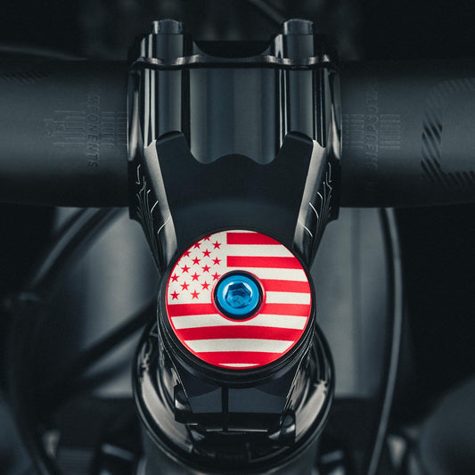 American Flag Custom Bicycle Headset Cap - Dispatch Bike