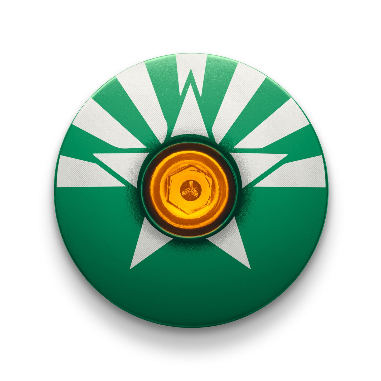 Stylish dark green bike top cap with the Arizona flag engraving for custom bicycles.
