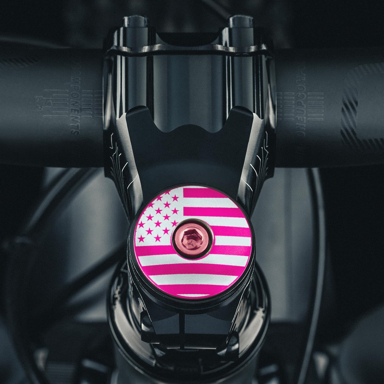 American Flag Custom Bicycle Headset Cap