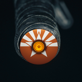 Arizona Flag - Brown bike bar end plugs for drop or flat handlebars -  Dispatch Bike