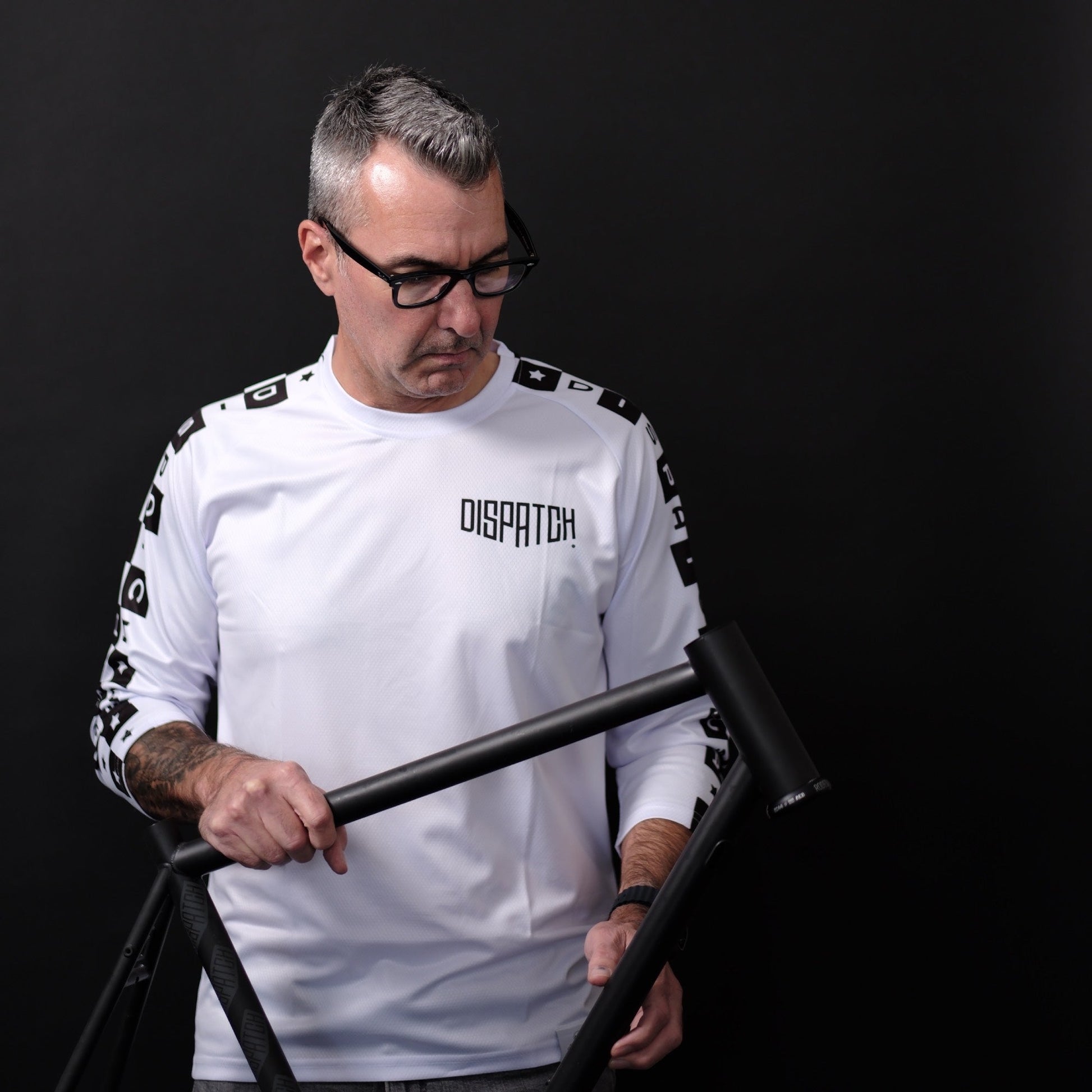 Checkerboard 3/4 Sleeve Mountain Bike Jersey -  Dispatch Bike