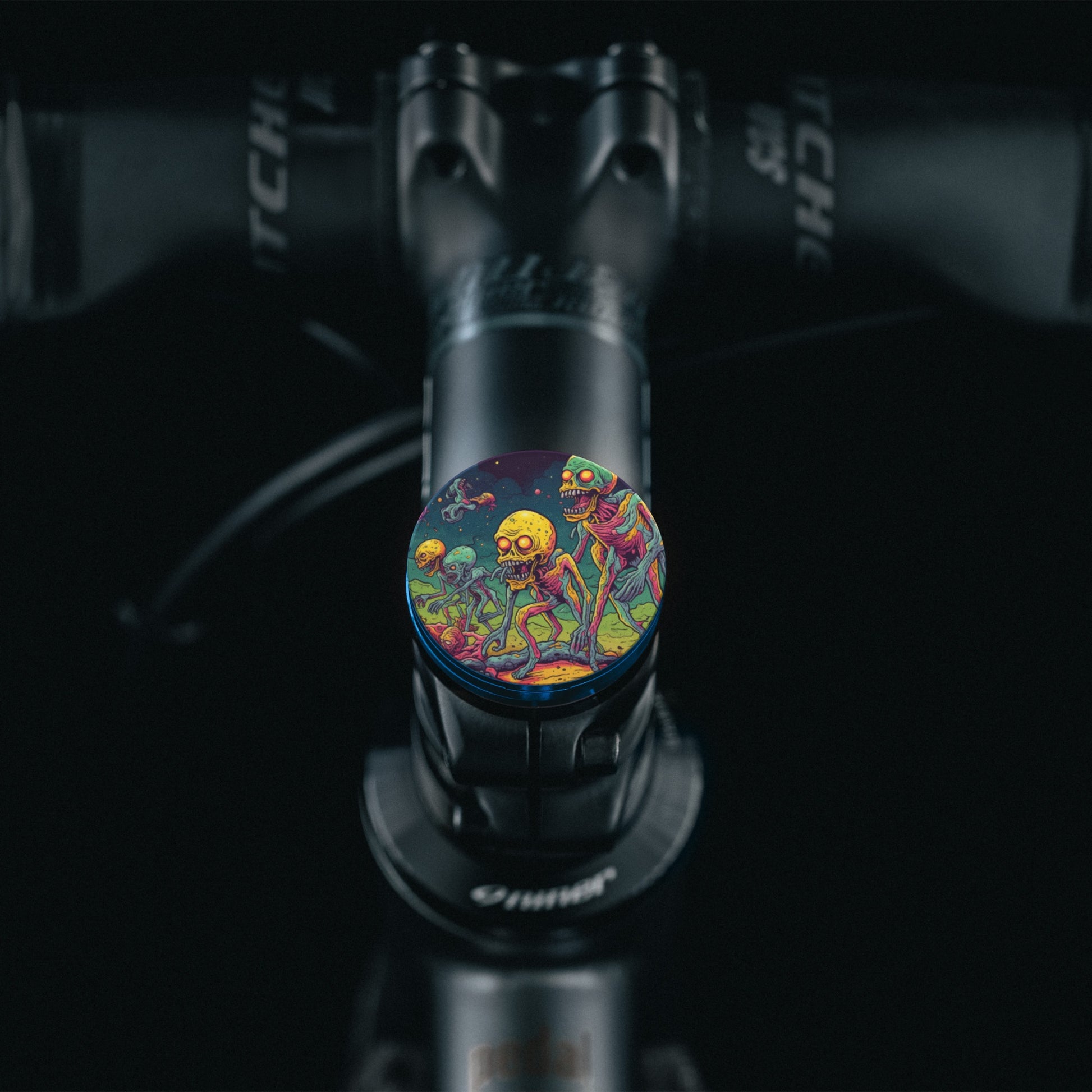 Astro Creep - Shapeshifter Bike Stem Cap for cyclist 