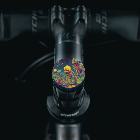 Astro Creep - Shapeshifter Bike Stem Cap for cyclist 