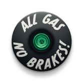 All Gas No Brakes Custom - Bicycle Handle Bar End Plugs