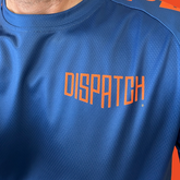 Dispatch Blue & Orange Checkerboard 3/4 Sleeve Mountain Bike Jersey -  Dispatch Bike Lovers