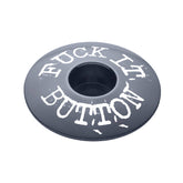 Gray headset cap for mountain or road bike customization.